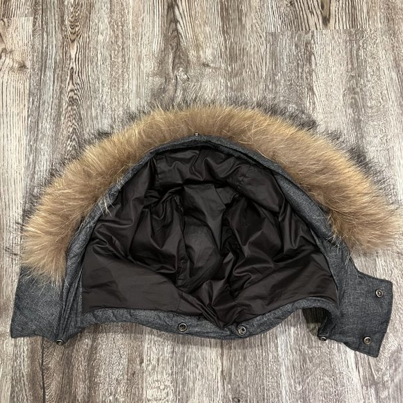 Paul & Shark Grey Down Winter Coat (Large) - Picture 12 of 12